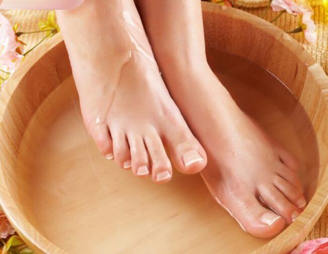 banho de pés para infecção fúngica